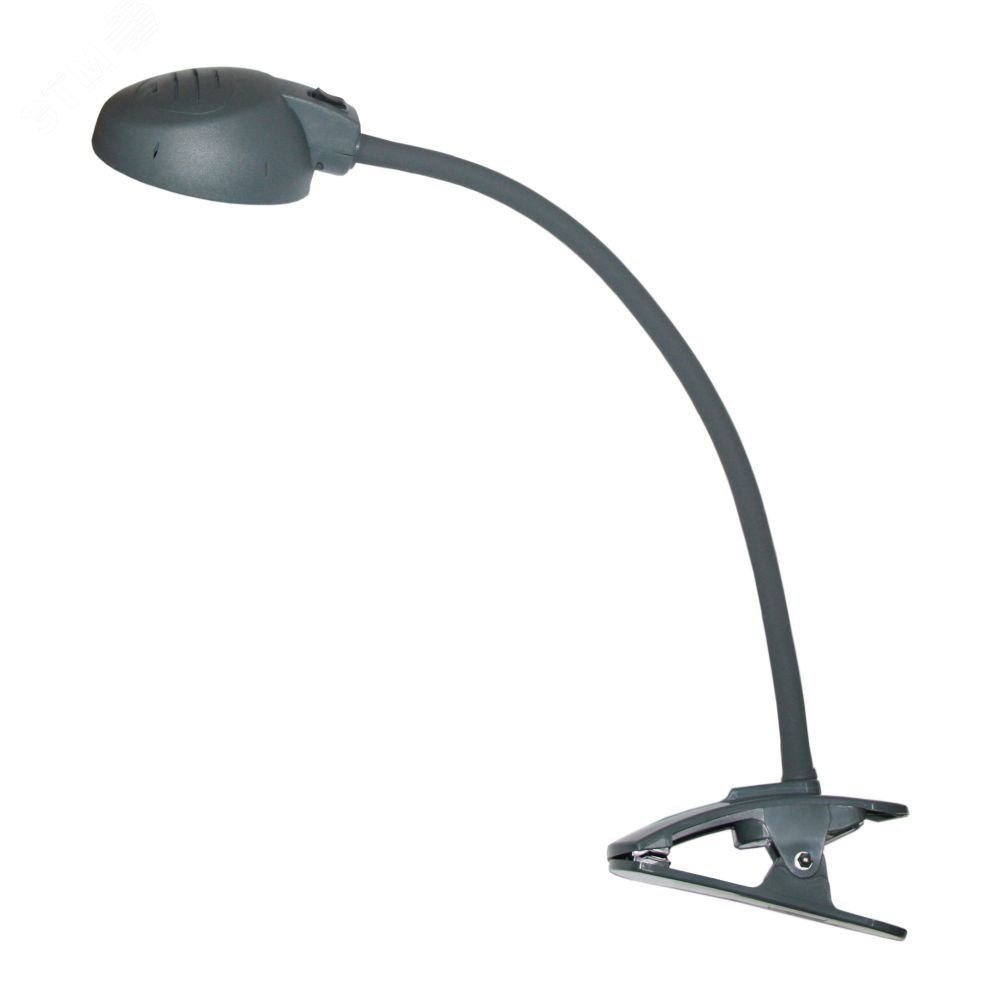 Светильник Веста С16 ПШ (LED, на прищепке)7 Вт, гибкая стойка 450 мм, антрацит