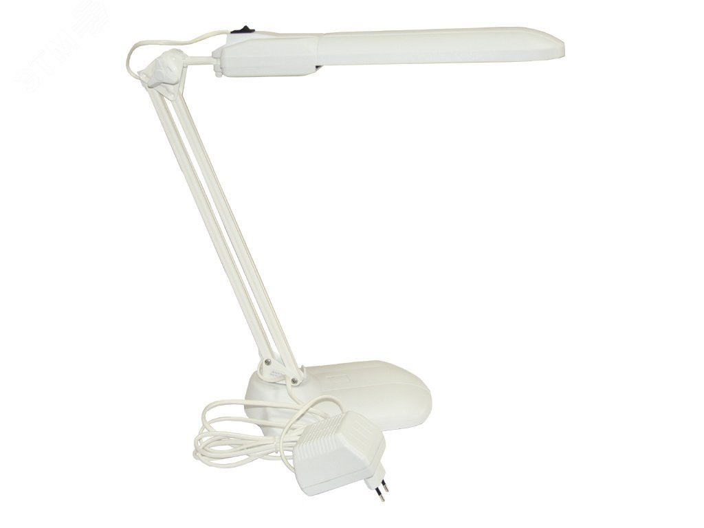 Светильник Дельта 1У белый настольный 11w c блоком