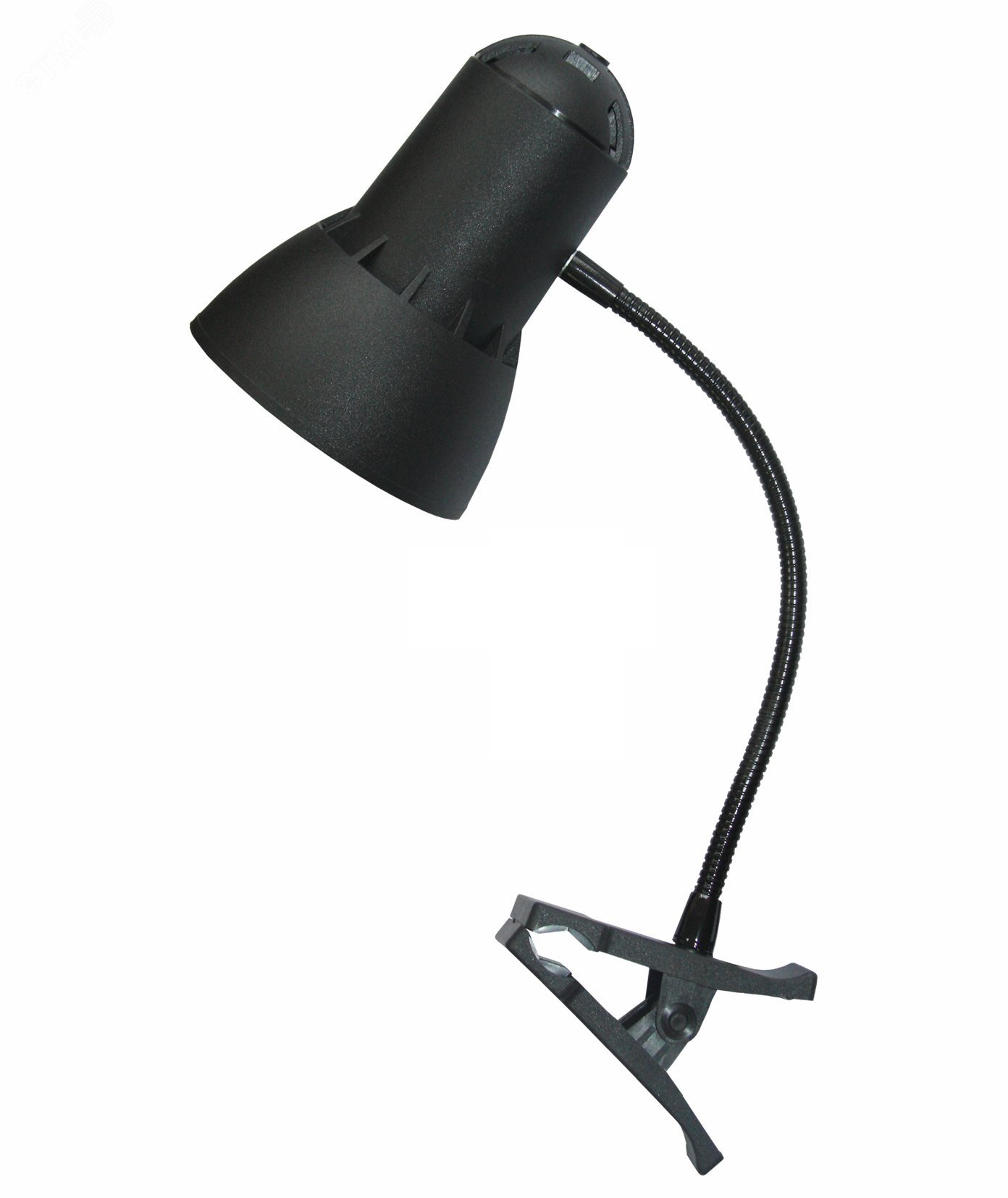 Cветильник Надежда ПШ 40 Вт Е27 б/л на прищепке гибкая стойка черный