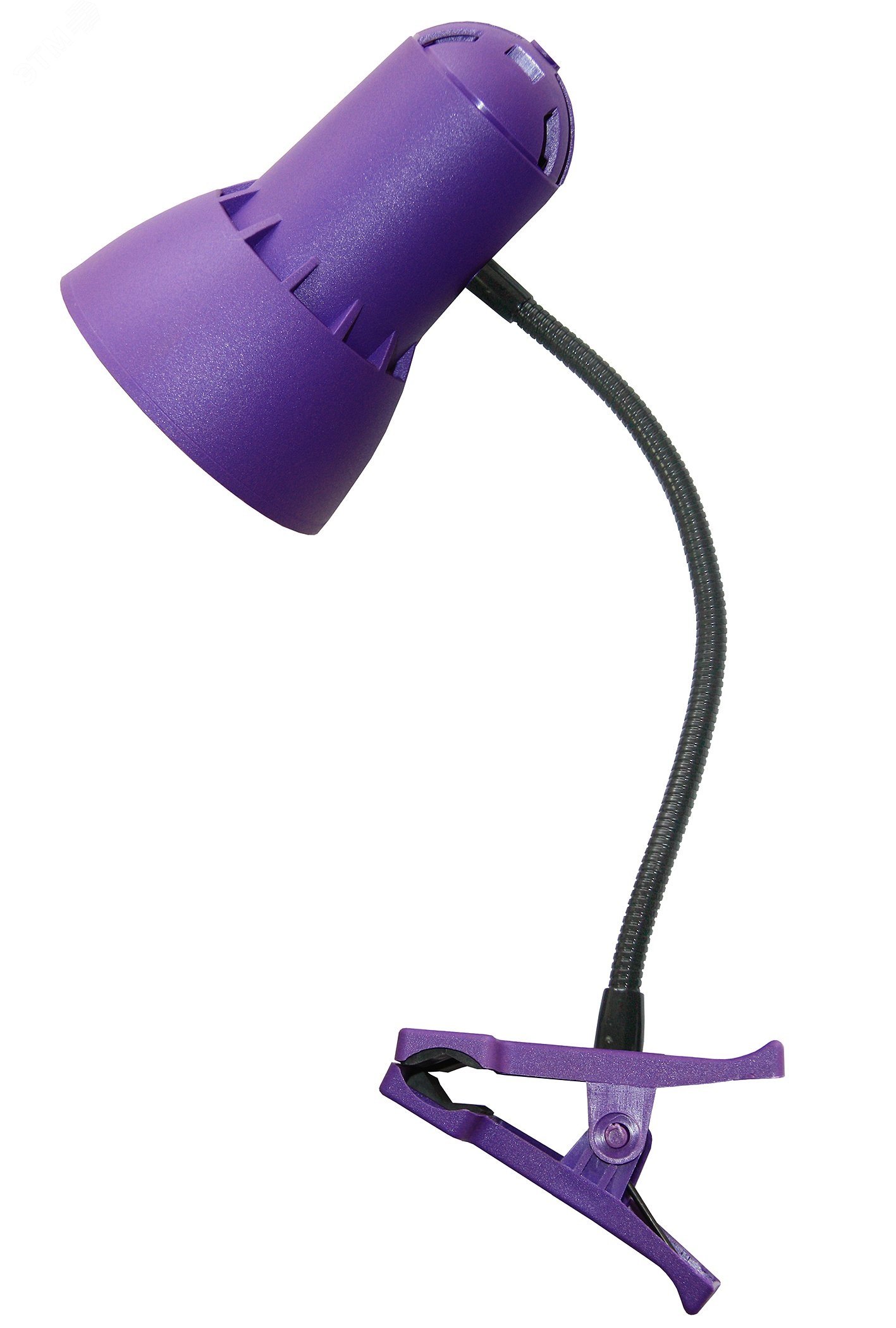 Cветильник Надежда ПШ 40 Вт Е27 б/л на прищепке гибкая стойка фиолетовый