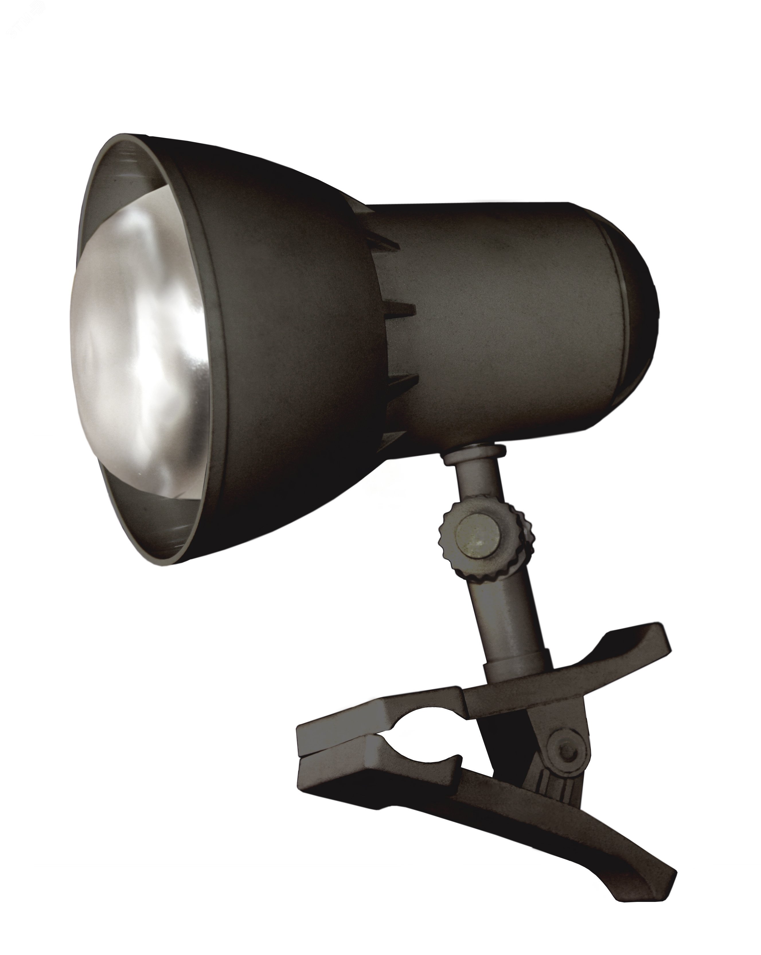 Светильник на прищепке Надежда 1-мини черный 40W без лампы