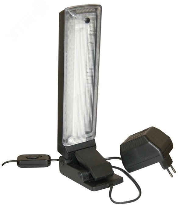 Светильник Альфа 9вт без рассеивателя без лампы черный