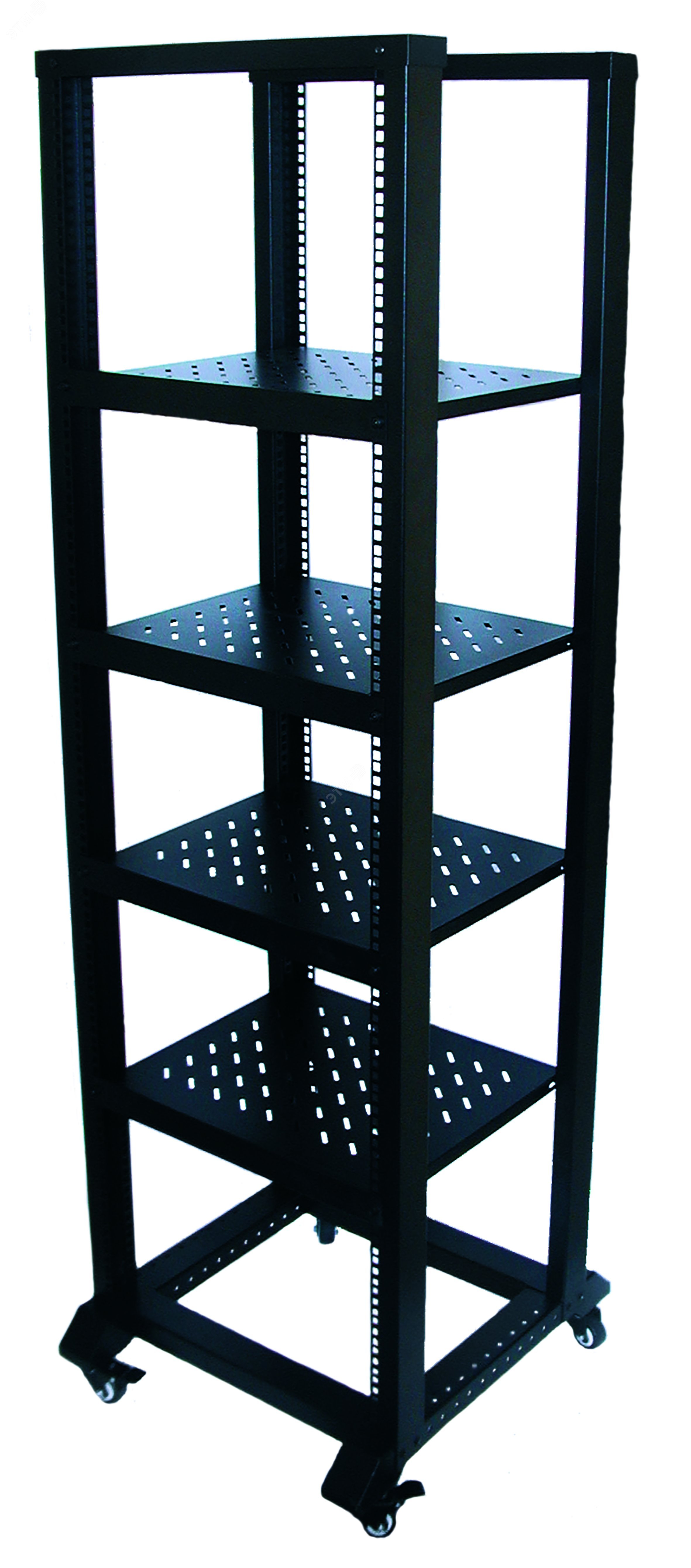 Стойка открытая 19 24U высота 1177 мм. двухрамнаякомплект на 1 прибор 18кг