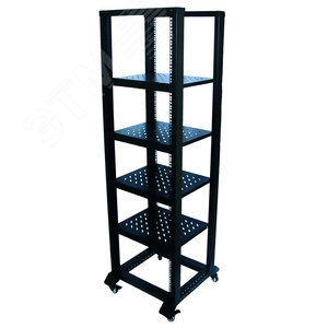 Стойка открытая 19 24U высота 1177 мм. двухрамнаякомплект на 1 прибор 18кг