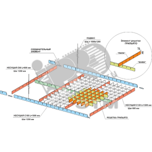 Соединительный элемент (серебристый)