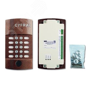 Панель вызывная видеодомофона с прямой адресацией до 10 абонентов