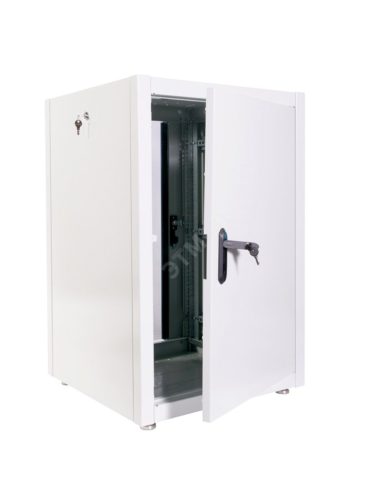 Шкаф телеком напольный ЭКОНОМ 18U (600 ? 800) дверь стекло дверь металл