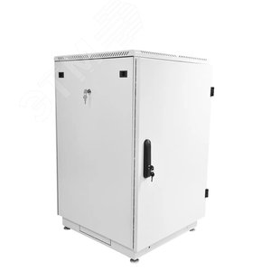 Шкаф телекоммуникационный напольный 18U (600х600) дверь металл