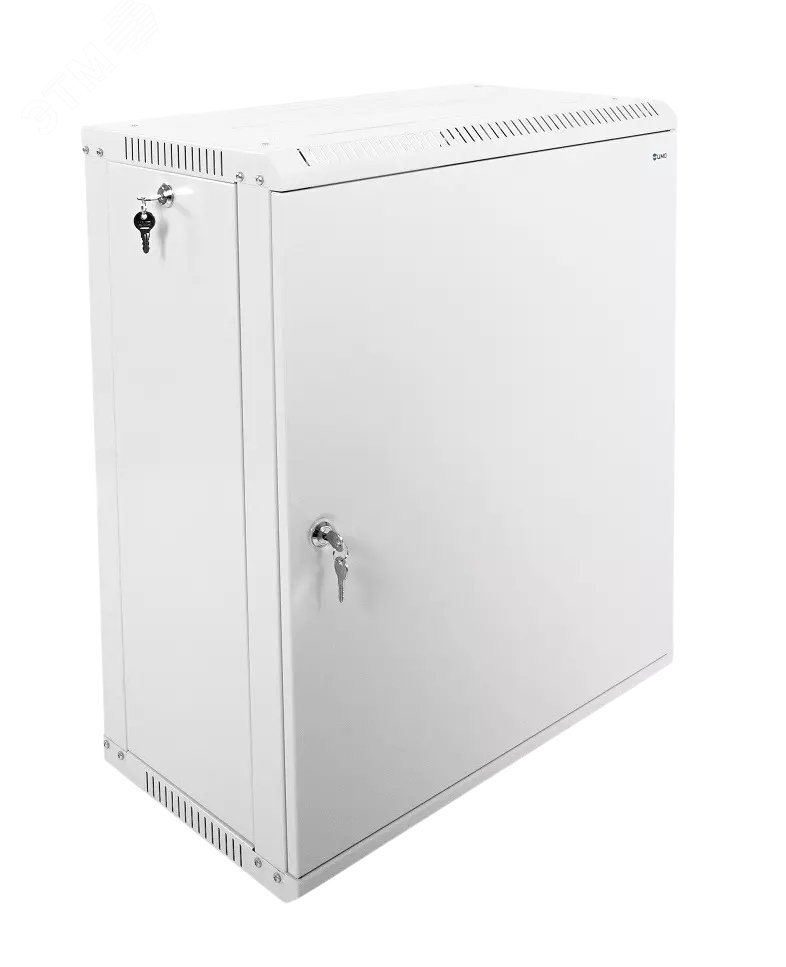 Шкаф телекоммуникационный настенный разборный 15U (600х350) дверь металл