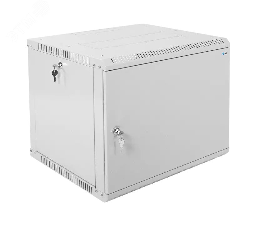 Шкаф телекоммуникационный настенный разборный 9U (600х520) дверь металл