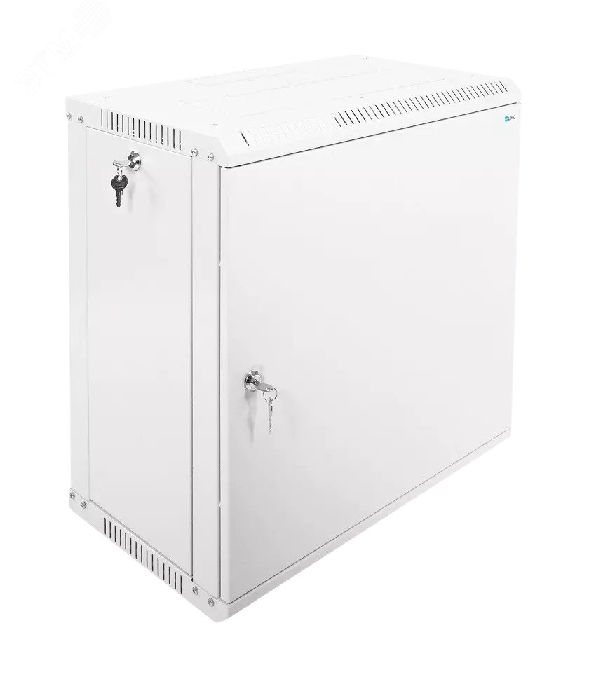 Шкаф телекоммуникационный настенный разборный 12U (600х350) дверь металл