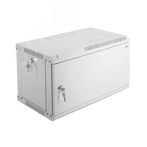 Шкаф телекоммуникационный настенный разборный 6U (600х350) дверь металл