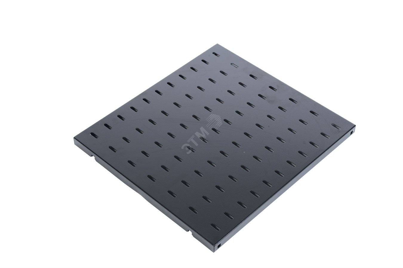 Полка перфорированная грузоподъемность 100 кг 580 мм черная