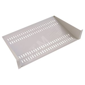 Полка перфорированная консольная 2U 400 мм