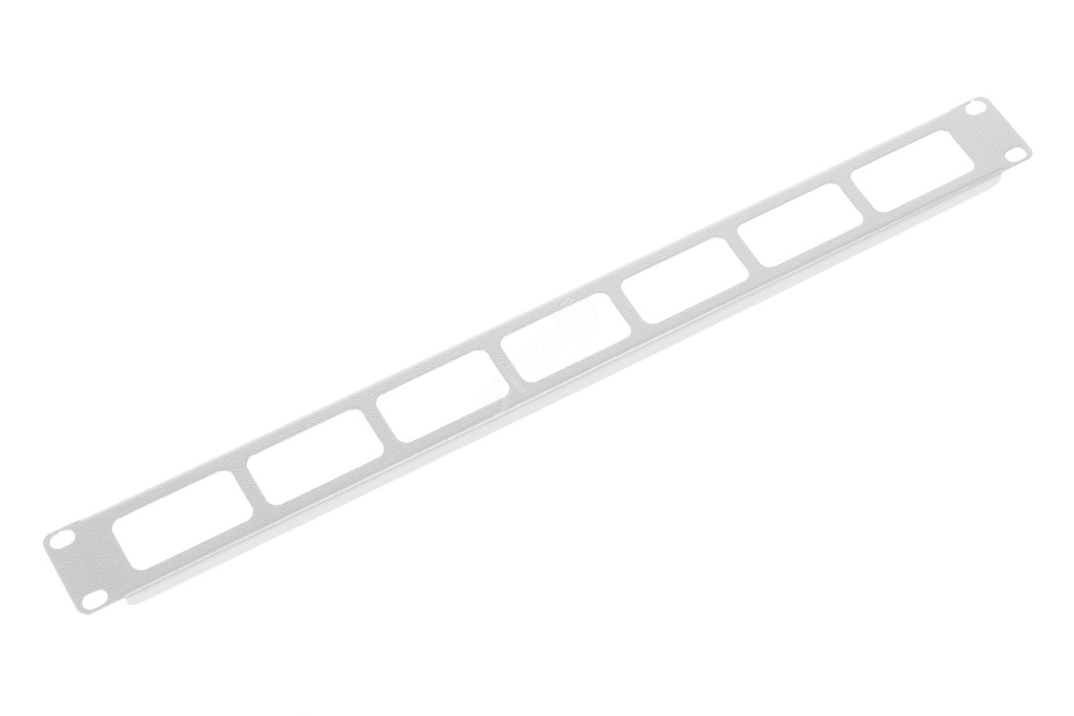 Органайзер кабельный горизонтальный 19' 1U с окнами для кабеля