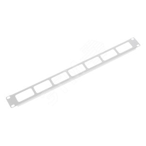 Органайзер кабельный горизонтальный 19' 1U с окнами для кабеля