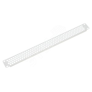 Фальшпанель в шкаф 19' 1U перфорированная