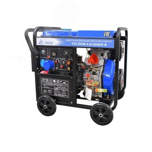 Генератор дизельный сварочный инверторный TSS DGW 6.0/200ED-R