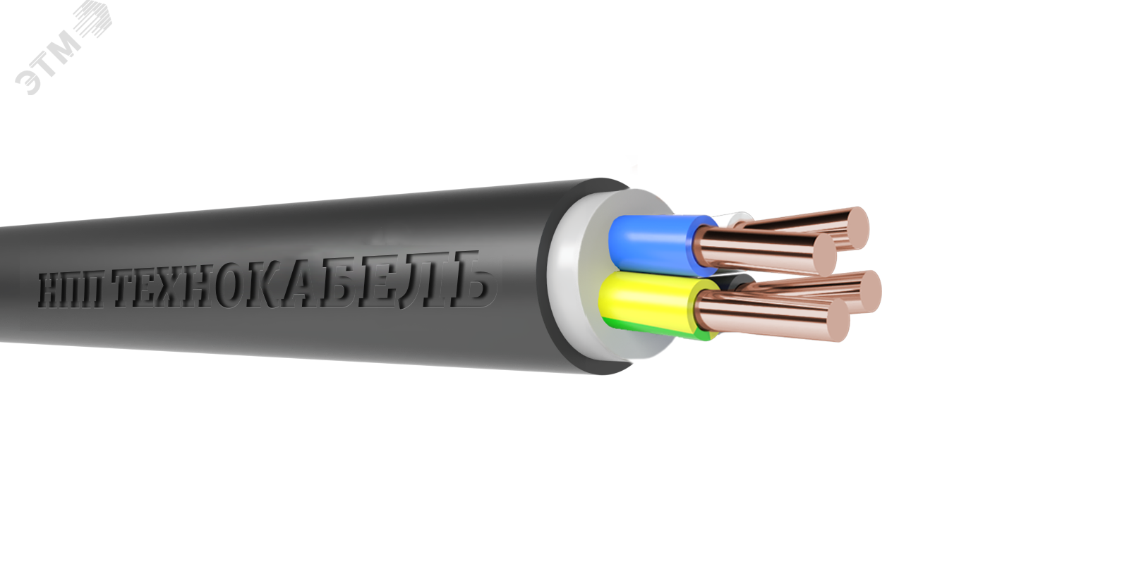 Кабель силовой ВВГнг(А)-LS 4х1,5ок(N)-0,66 ТРТС