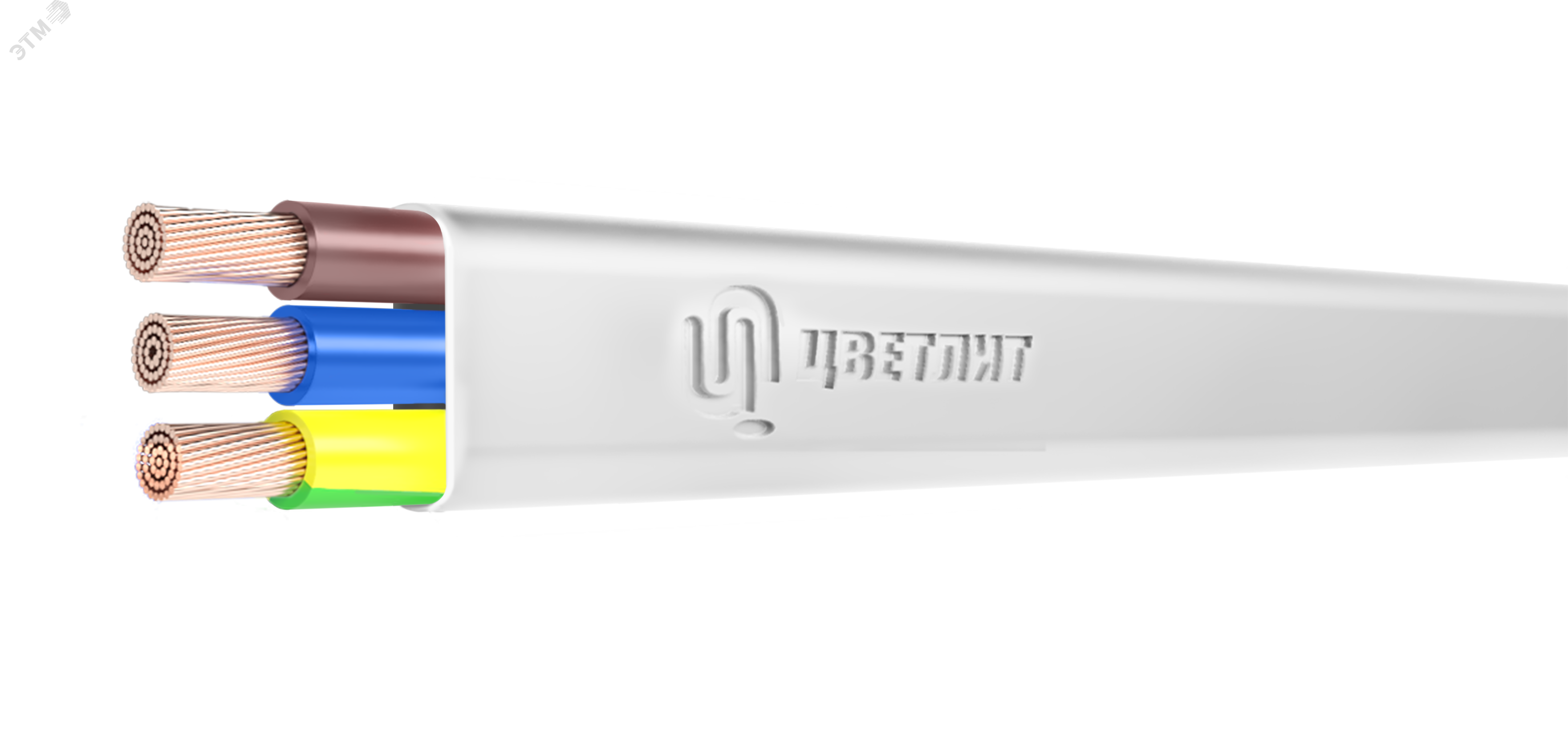 Провод силовой ПБВВГ 3х1.5 (N.PE) ТРТС