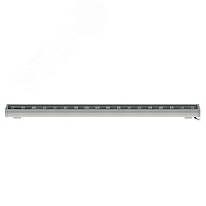Прожектор светодиодный линейный ULF-L52-18W/RGB/L100 DC24V IP65 SILVER 1000мм. RGB. DC24V. Алюминий.