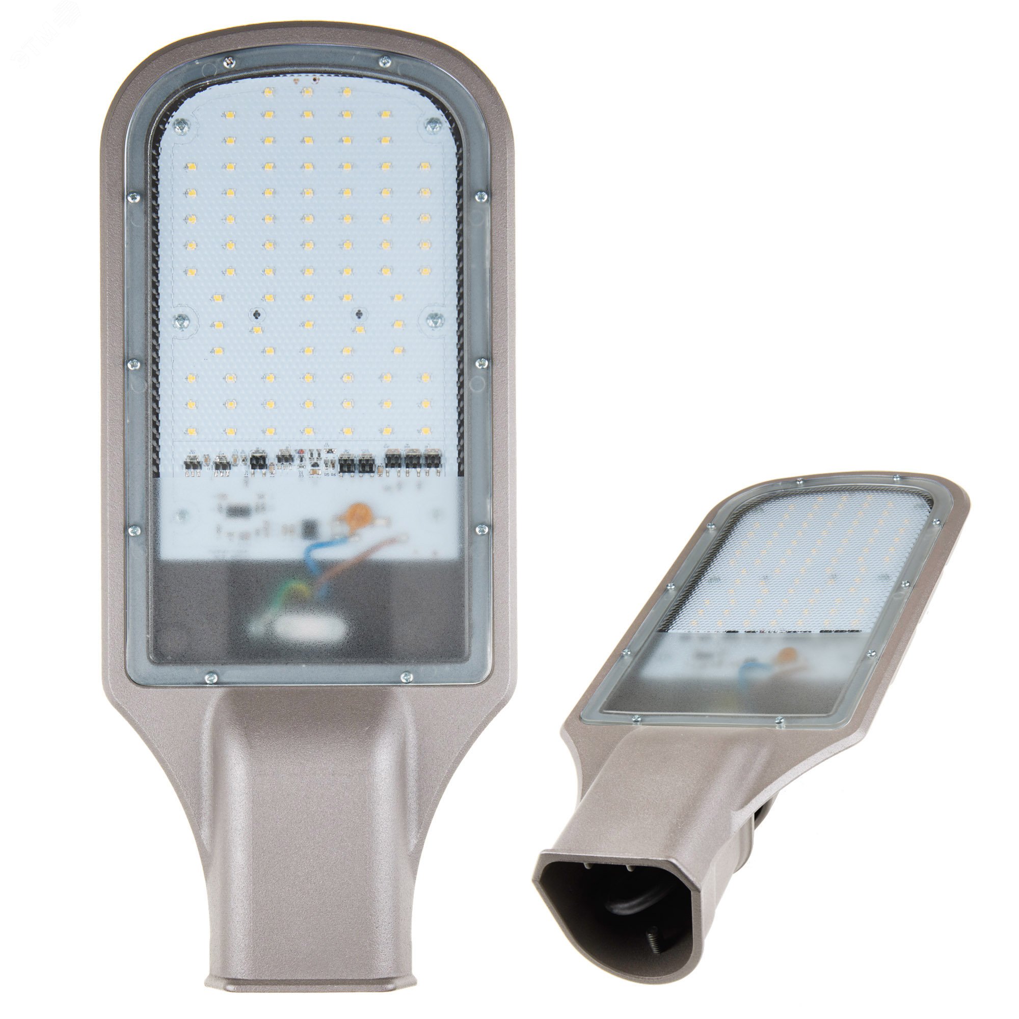 Светильник светодиодный уличный консольный. Дневной (6500K). Угол 110 градусов. ULV-R22H-120W/DW IP65 GREY.