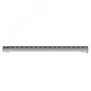 Прожектор светодиодный линейный ULF-L52-18W/RGB/L100 220V IP65 SILVER 1000мм RGB Алюминий