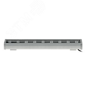 Прожектор светодиодный линейный ULF-L52-9W/RGB/L50 DC24V IP65 SILVER 500мм RGB DC24V Алюминий