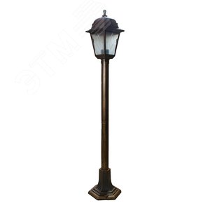Светильник уличный UUL-A01T 60W/E27 IP44 BRONZE , под лампу Е27. Архитектурный напольный. Цвет корпуса бронзовый. TM Uniel