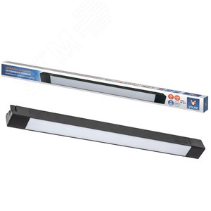 Светильник-прожектор ULB-Q281 30W/4000K BLACK  светодиодный трековый Линейный 2500 Лм Белый свет (4000К) Корпус черный ТМ Volpe