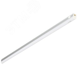 ULI-L02-10W-4200K-SL Линейный светильник LED (аналог Т5), 800Lm, 4200К, выключатель на корпусе. Цвет корпуса - серебристый