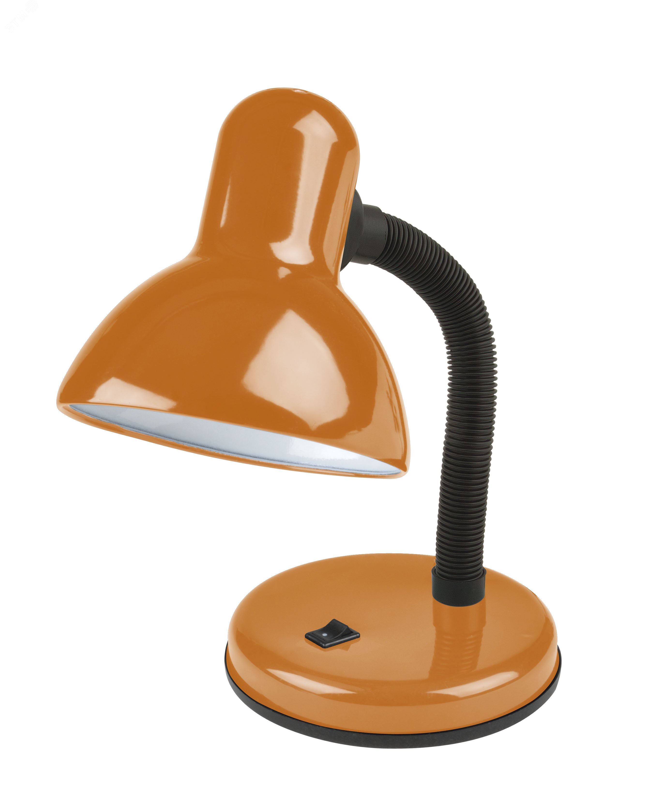 Светильник настольный. Цоколь Е27. Механический выключатель. Оранжевый. ТМ .