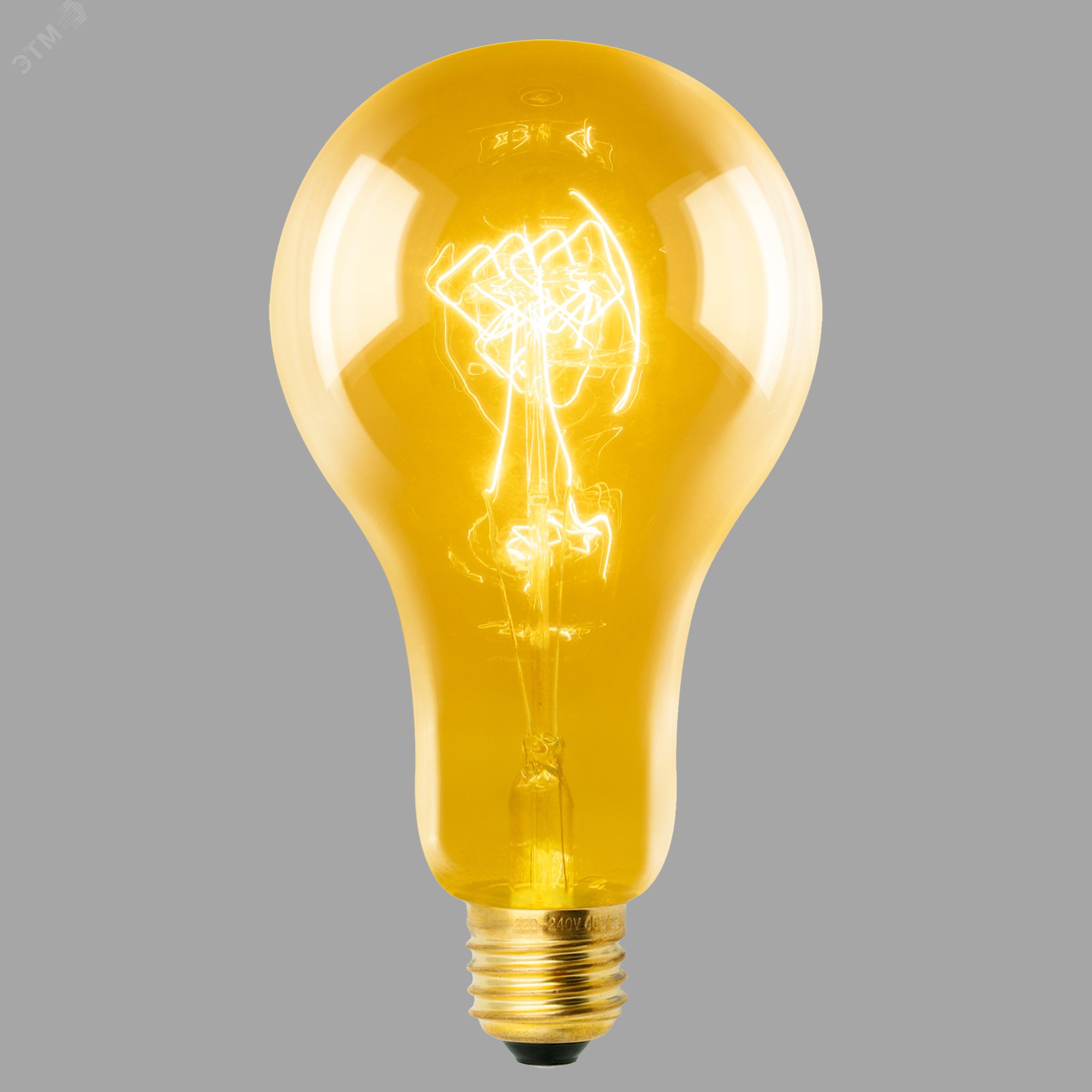 Лампа накаливания декоративная ЛОН 60 вт 300 Лм Е27 Vintage IL-V-A95-60/GOLDEN/E27 SW01