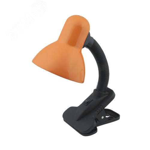 Светильник настольный. Цоколь E27. Цвет оранжевый.