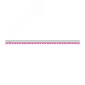 Светильник для растений светодиодный линейный, 570мм, выкл. на корпусе. Пластик. Спектр для рассады и цветения