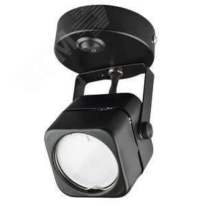 Светильник DLC-S613 GU10/B BLACKдекоративный накладной серия Sotto Без лампы цоколь GU10 Выкл на корпусе Металл Черный TM Fametto