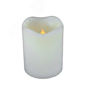 Фигура светодиодная Свеча на батарейках 2ААА (не в/к) ULD-F061 WARM WHITE CANDLE 1 светодиод Теплый белый свет