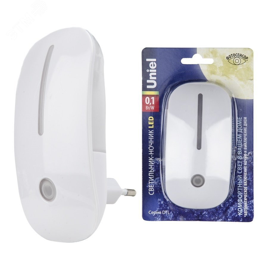 Светильник-ночник- Сказка DTL-318 С фотосенсором (день-ночь) белый