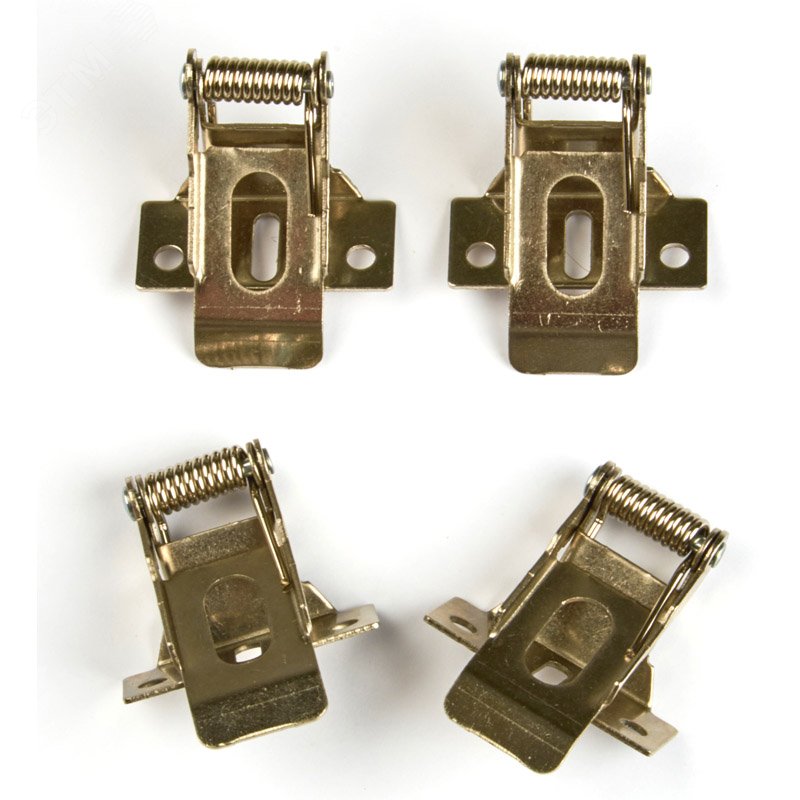 UFL-F04 SILVER 150 POLYBAG Комплект крепежных скобна пружинах (4шт.) для установки в гипсокартон. TM.