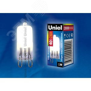 Лампа галогенная JCD-CL-40/G9 Картонная коробка