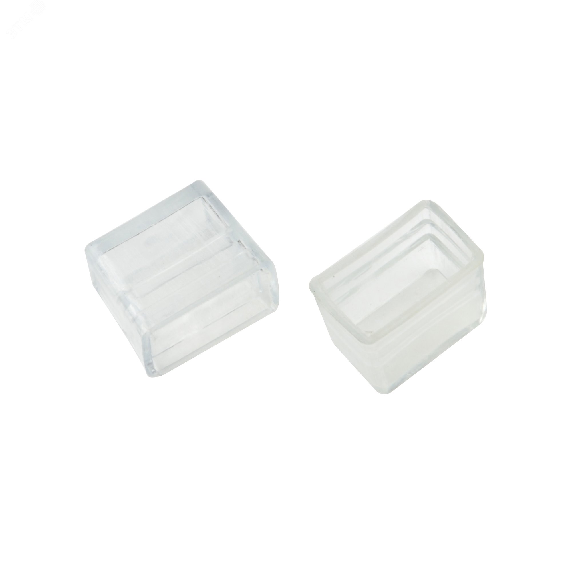 UCW-N22 CLEAR 025 POLYBAG Изолирующий зажим (заглушка) для светодиодных лент ULS-N22 RGB NEON 220В, 8x16мм. Цвет прозрачный, 25 штук в пакете. TM .