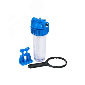 Корпус магистрального фильтра 10' CFC-10K 1' с картриджем SC-10W (5мкм)