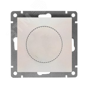 Светорегулятор (Диммер) серия Афина, с/у, 3А, 220В, 500Вт, жемчуг (еврослот)