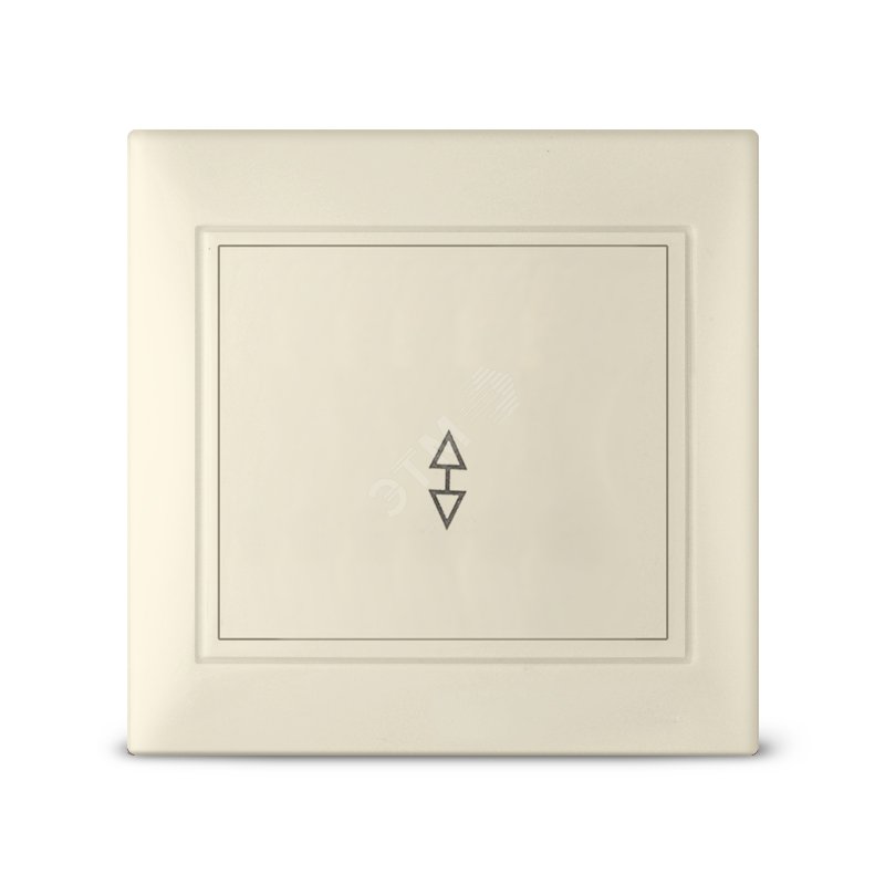 Выключатель Севиль 1 клавиша проходной слоновая кость (ivory)