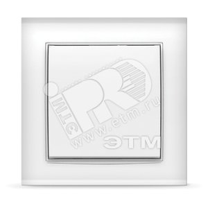 Выключатель Бриллиант одноклавишный белый