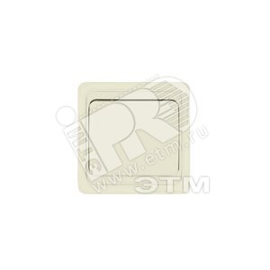 Выключатель Валери одноклавишный слоновая кость