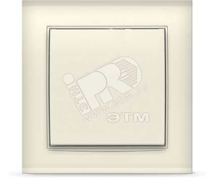 Выключатель Бриллиант одноклавишный слоновая кость