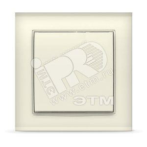 Выключатель Бриллиант одноклавишный слоновая кость