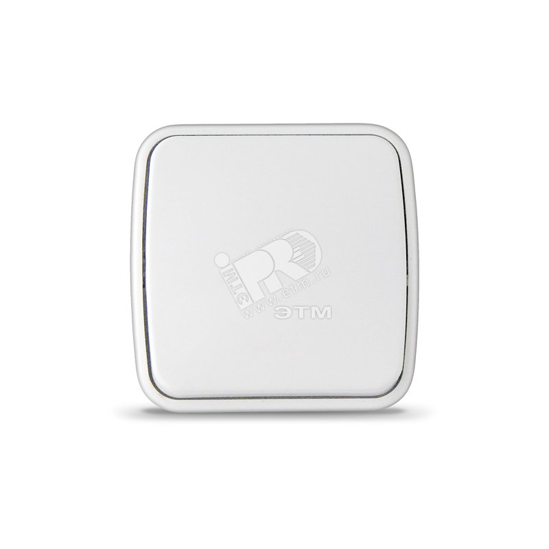 Выключатель Электра одноклавишный белый