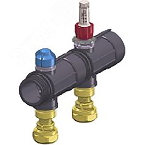 Сегмент промышленного коллектора Magna 1 1/2 с расходомером и адаптером для трубы 25x2,3 мм